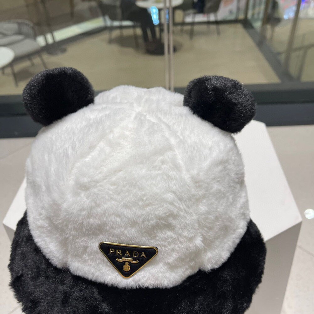 Prada Panda Teddy Bucket Hat - Picture 4 of 7